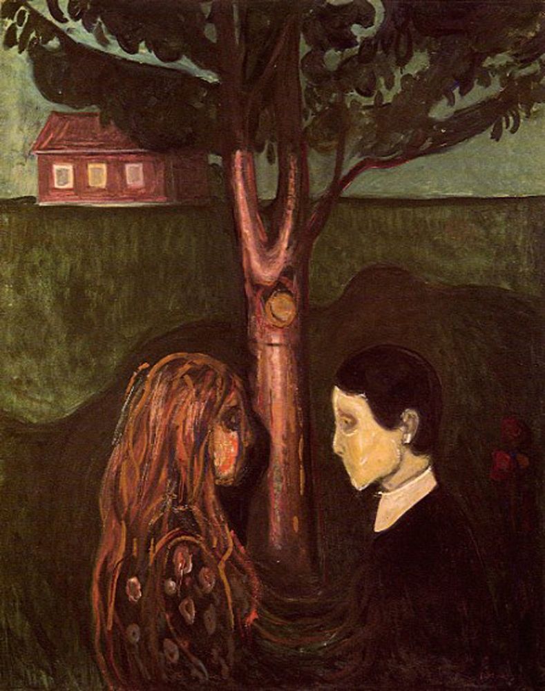 Edvard Munch, Gli occhi negli occhi, 1894